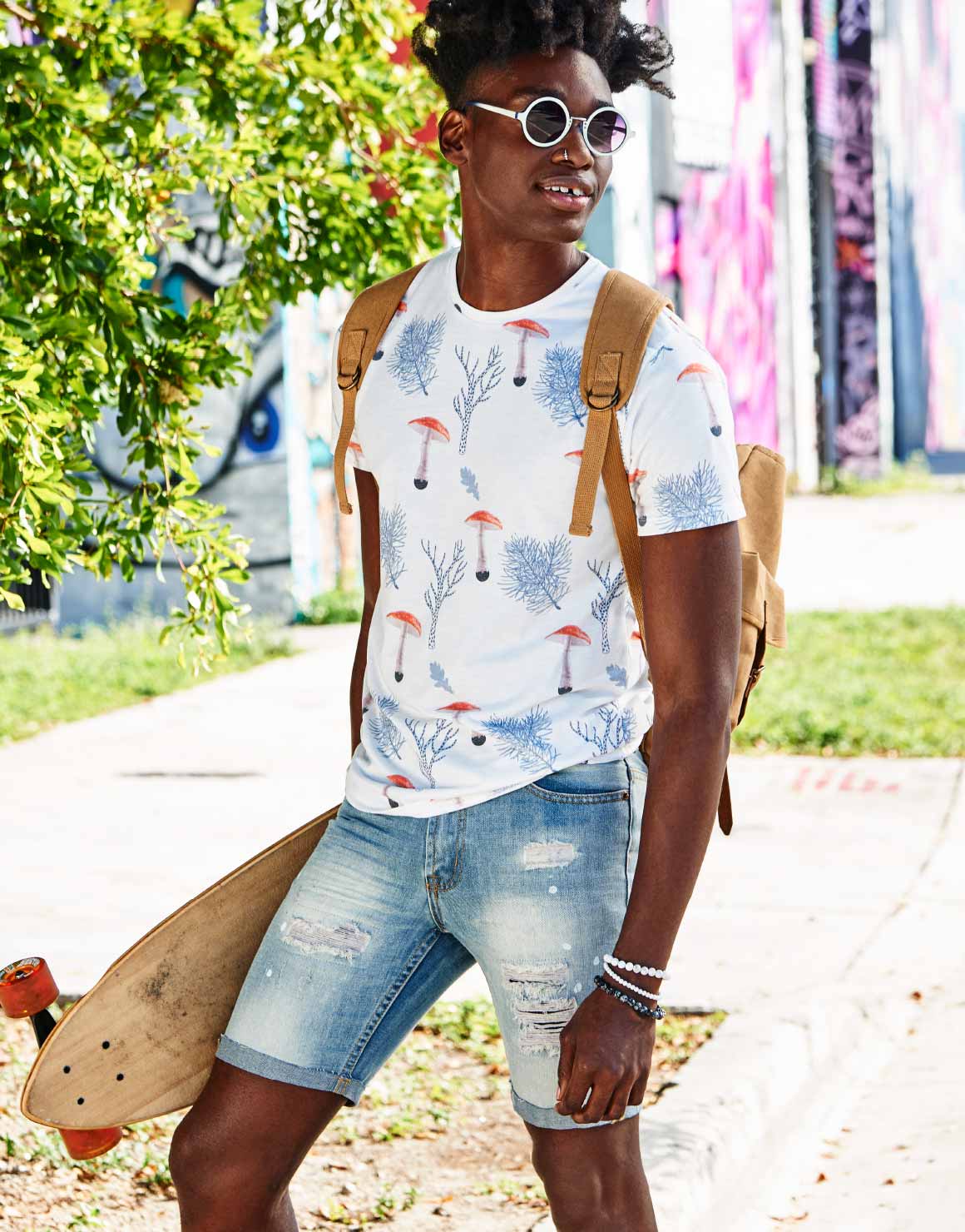 トップス c-boy style Street Poise (No.59) Retro Vintage Menswear Street Style w/ Newsboy Cap, Star Wars